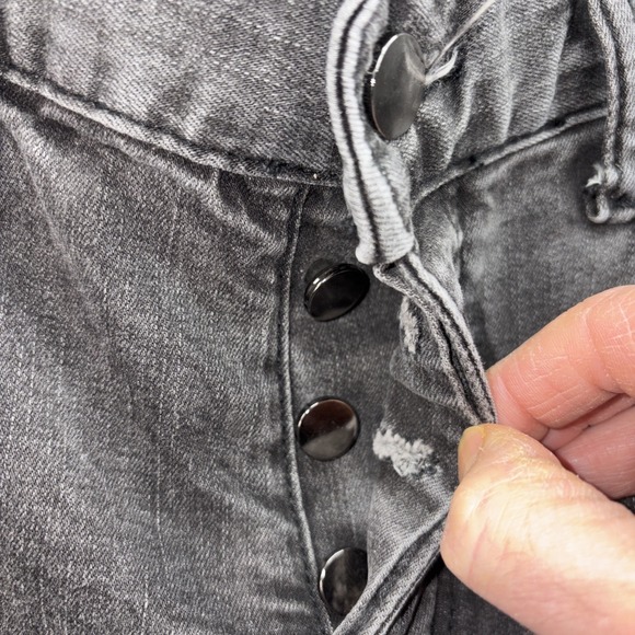 MNML SLIM JEANS ANKLE ZIP Men's Size 33 Black - Picture 6 of 8